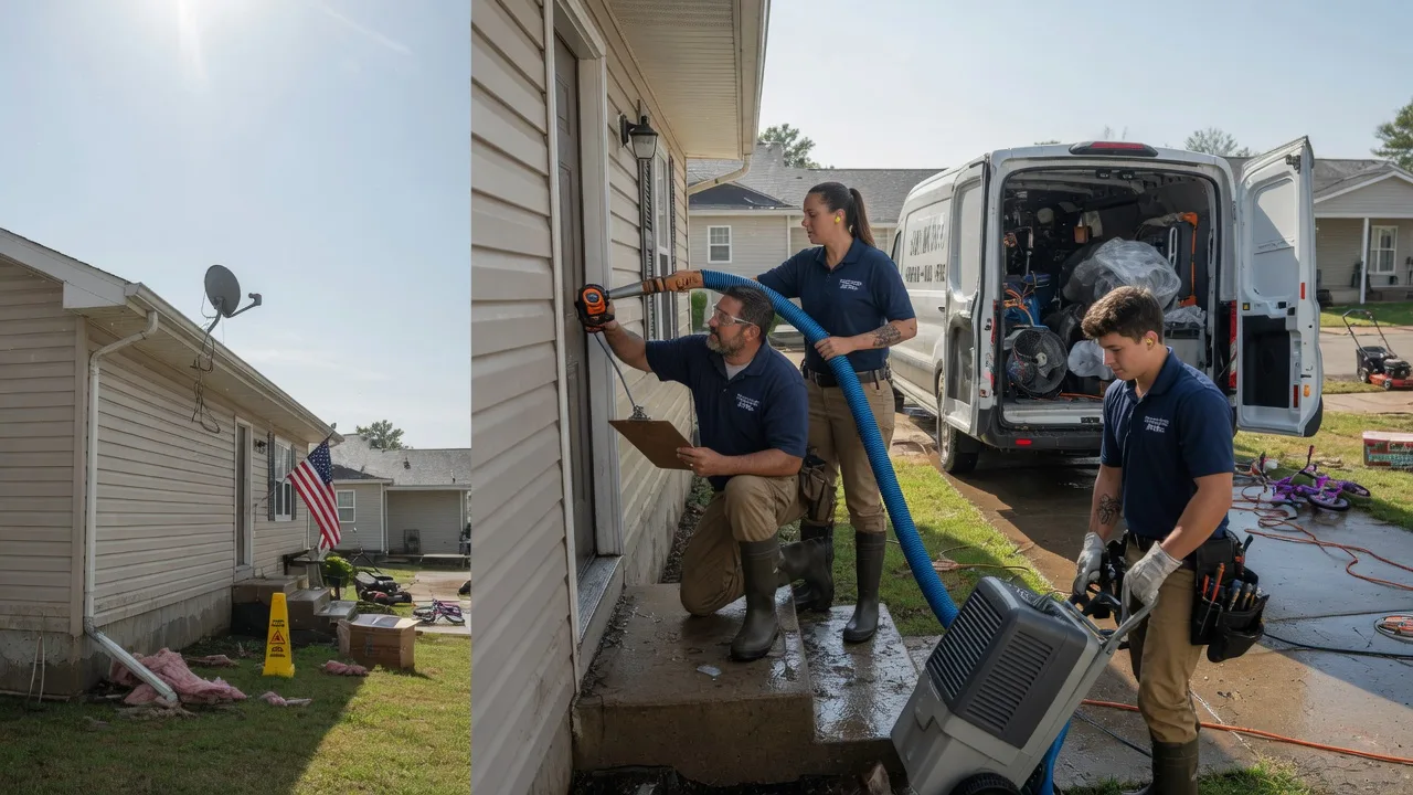 Ceiling Water Damage Restoration in Hardesty, OK near me